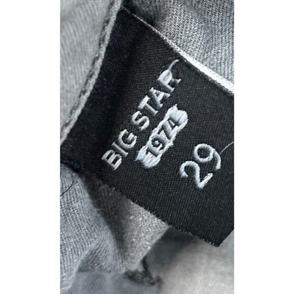 Big Star Alex Skinny Jeans Womens Size 29 Denim Grey Stretch - Picture 4 of 7